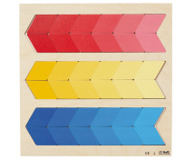 Vkládací puzzle -Barvy a Tvary - červená, žlutá, modrá