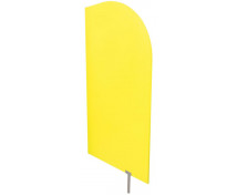 Dělící stěna žlutá 54 x 101 cm