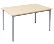 Kancelářský stůl s kovovými nohami, 140 x 80 cm